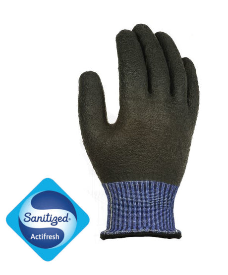 Skytec Ninja Total + Plus Cut Resistant Level-5 Latex Coated Maximum Grip Work Safety Gloves