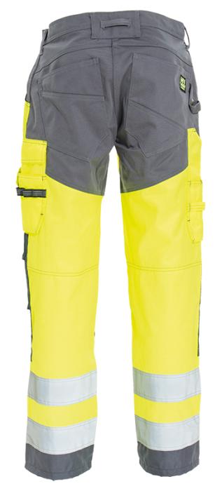 Tranemo Cargo Kneepad Hi Vis Trousers Hi Vis Yellow/Grey 4820 44 92 Ce-Me