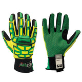 Polyco HexArmor GGT5 Gator Grip 4020 Impact Protection Cut Level-5 Protection Green Work Gloves