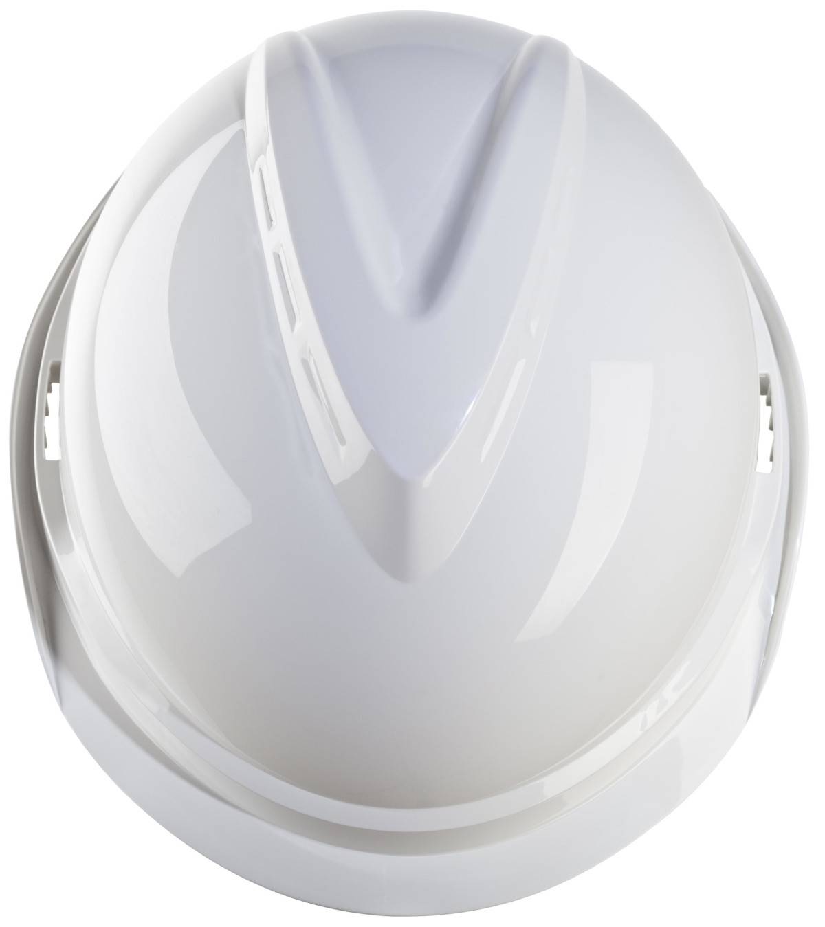 MSA V-Gard 520 Safety Helmet Push-Key Sliding White