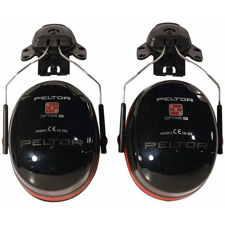 3M Optime 3 H540P3H Helmet Mounted Ear Muffs SNR 34dB Defenders