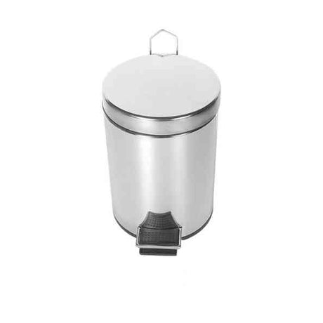 Stainless Steel Waste Bin Foot Operated 12 L Capacity