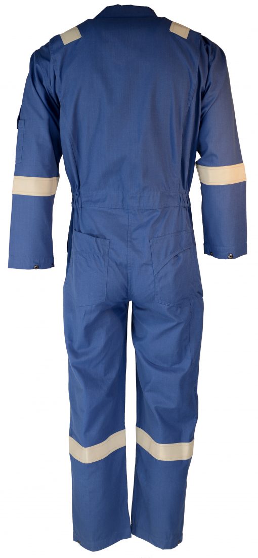 Wenaas Aramid Nomex Comfort FR Royal Coverall, 190gm with reflective tape