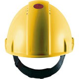 3M Peltor G3000CUV-GU Vented ABS Hard Hat Safety Helmet - Yellow