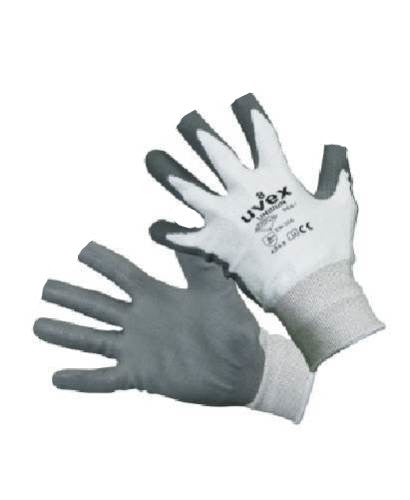 Uvex Unidur 6613 Level-3 Cut Resistant PU Palm Coating 3-Finger Precision Work Gloves