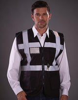 Yoko Vest Hi Vis Black Executive Hvw801