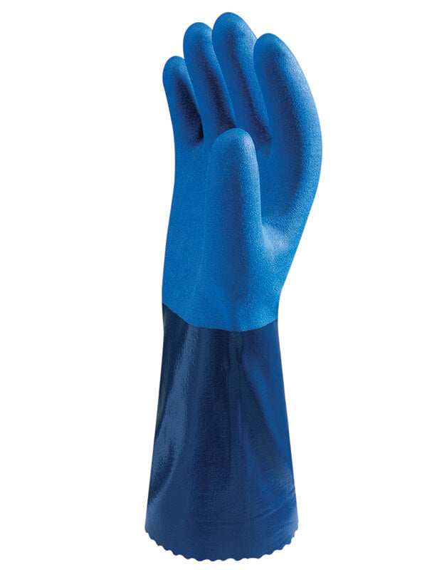 Showa 720R Nitrile Waterproof High Grip Oil & Chemical Resistant Gauntlet