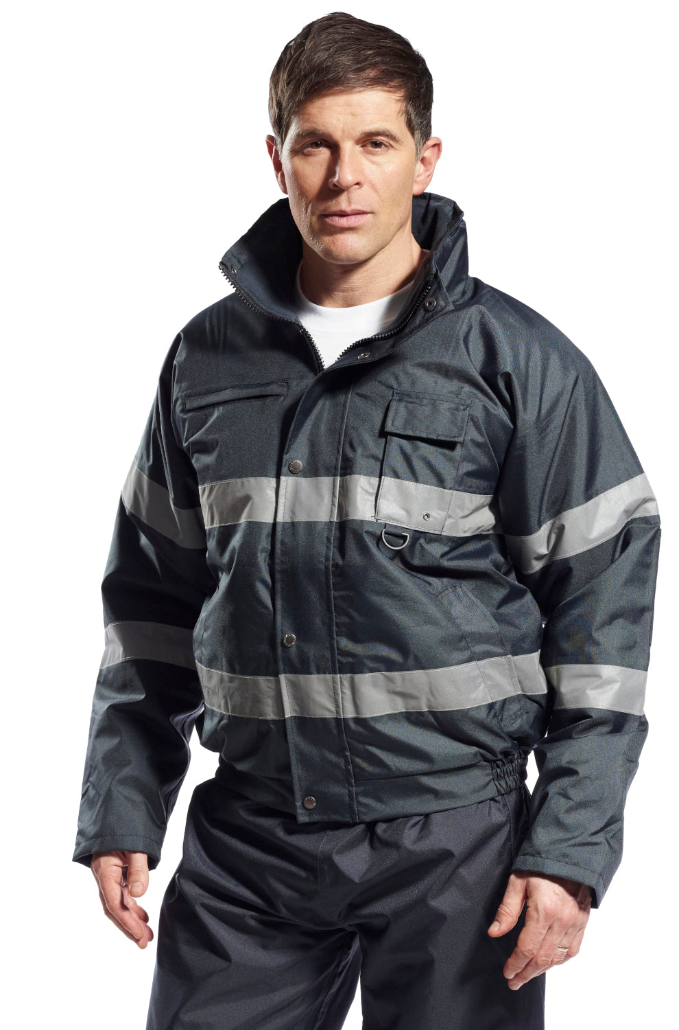 Portwest Iona Lite S434 Oxford Polyester PU Waterproof Bomber Jacket