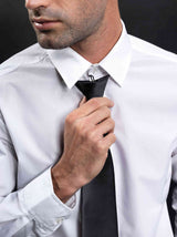 Premier PR755 'Colours Collection' Satin Clip-On Tie Black