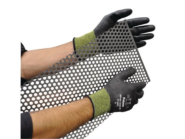 Polyco Reflex G5N FC Full Nitrile Coating Level-5 Cut Resistant Safety Work Gloves