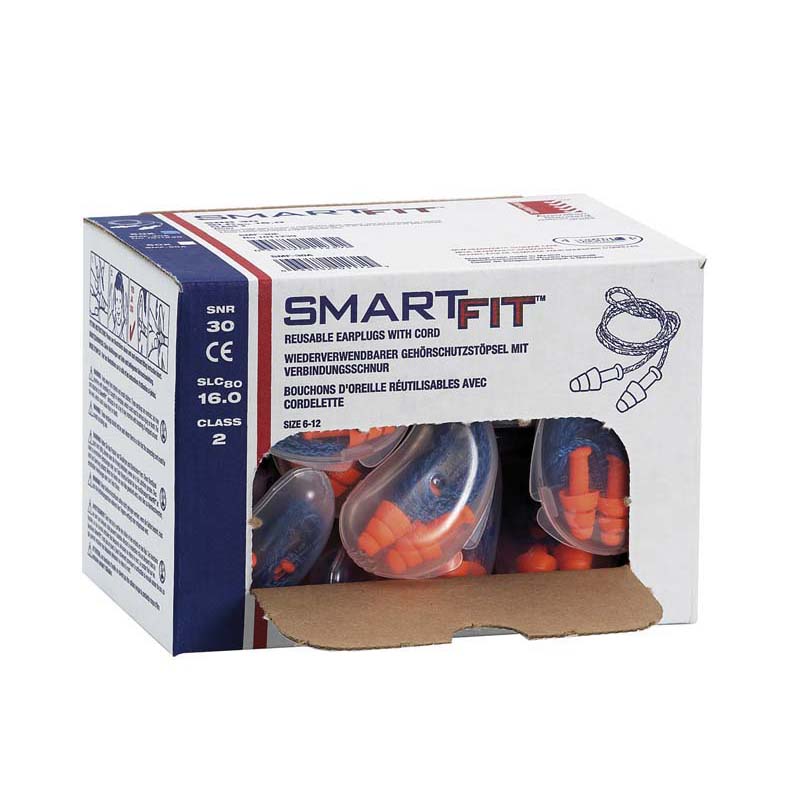 Honeywell 1011239 SmartFit Reusable Earplugs SNR=30dB 50 Pairs