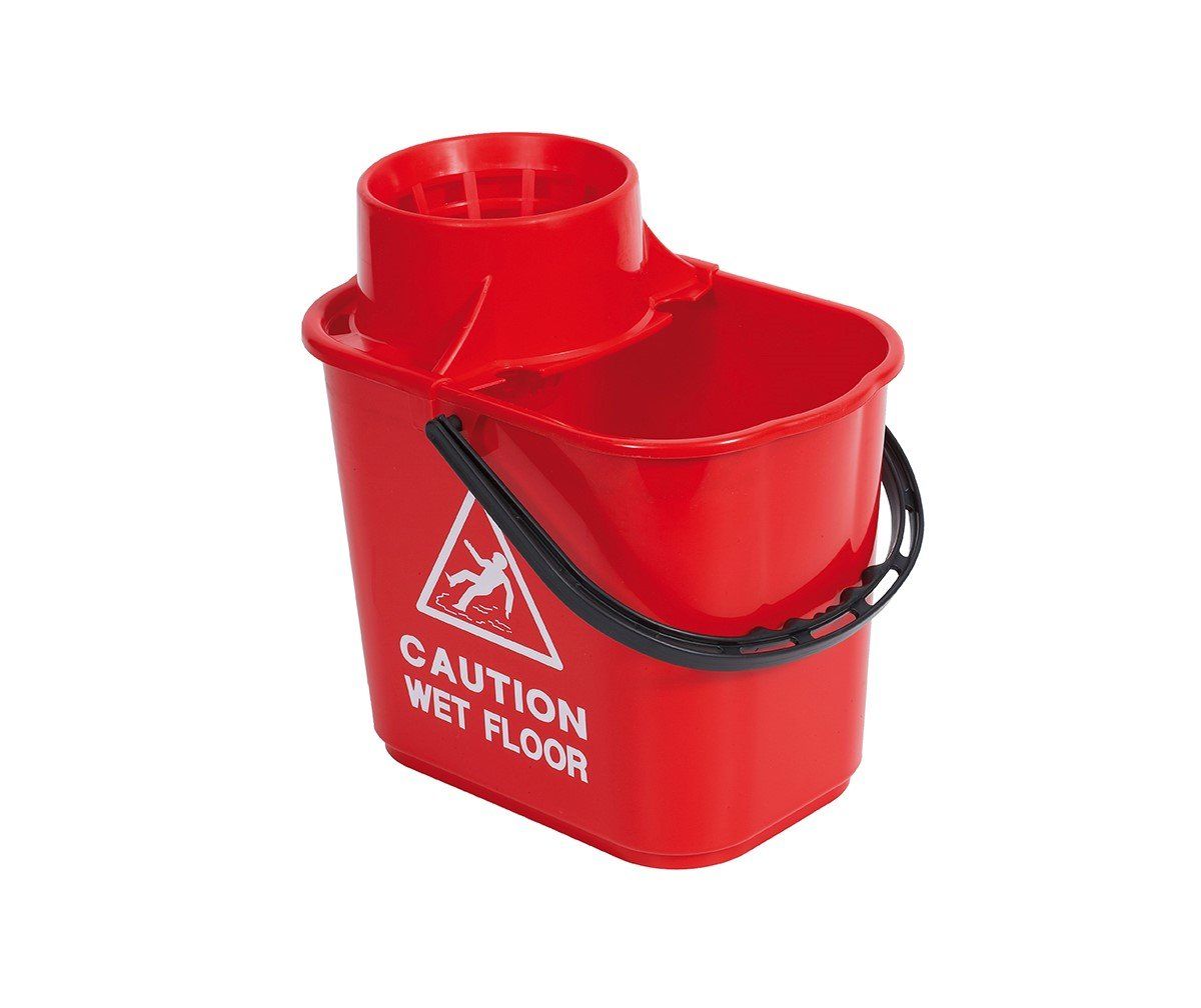 Robert Scott Professional Mop Bucket and Wringer 15L Red