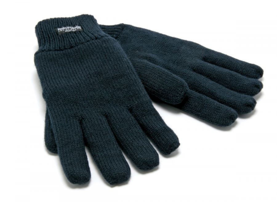 Blackrock 8400400 Thinsulate Lined Woolly Gloves Work Winter One Size Black