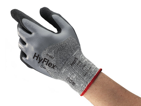 Ansell HyFlex 11-927 Safety Work Gloves Level 3 Cut Resistant Nitrile Coated