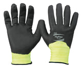 Ansell Hyflex 11-402 Abrasion & Tear Resistant PU Coating Hand Protection Hi Vis Work Gloves