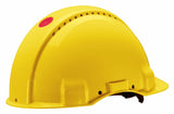 3M Peltor G3000CUV-GU Vented ABS Hard Hat Safety Helmet - Yellow