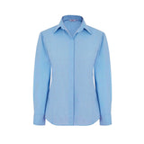 Disley BL931 End To End Polycotton Long Sleeve Light Blue Ladies Blouse
