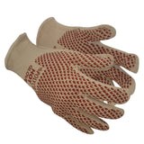 Polyco Hot Heat Resistant Nitrile Grip Dot Coating Hand Protection Cotton Glove