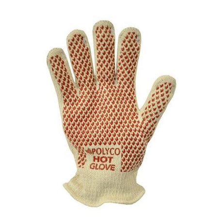 Polyco Hot Heat Resistant Nitrile Grip Dot Coating Hand Protection Cotton Glove