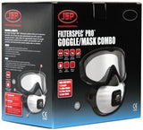 JSP FilterSpec Pro Goggle Mask Combo FMP2V Eye and Respiratory Protection Valved