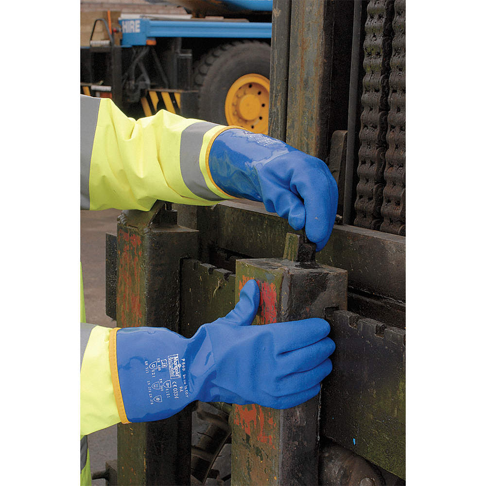 Ansell 23-202 VersaTouch® Work PVC Gauntlets Thermal Lined
