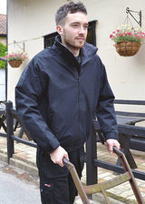 Castle Clothing 262 Harris Waterproof Bomber Jacket Navy