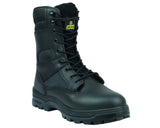 Amblers Combat Style S3 Safety Boot Side Zip Black FS008