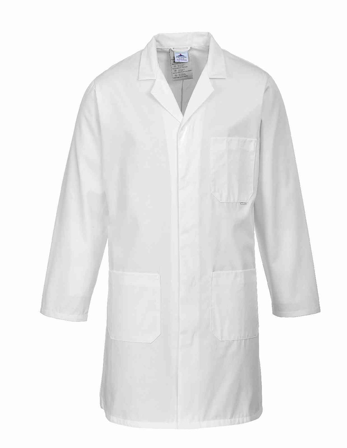 Portwest 2852 Men Standard Coat Warehouse Lab White