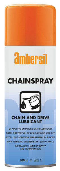 Ambersil Chainspray Chain and Drive Lubricant 400ml