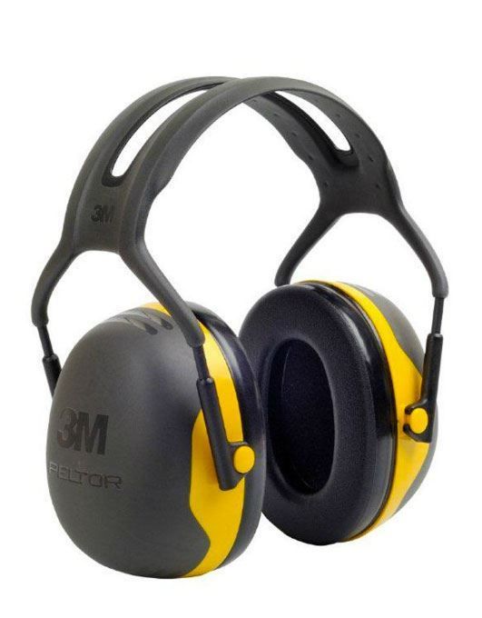 3M Peltor X2A Over-the-Head Earmuffs 31dB SNR Headband Ear Defenders Yellow