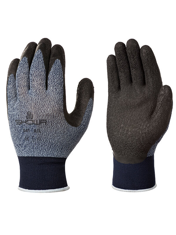 Showa 341 Latex Coated Advanced Grip Work Gloves