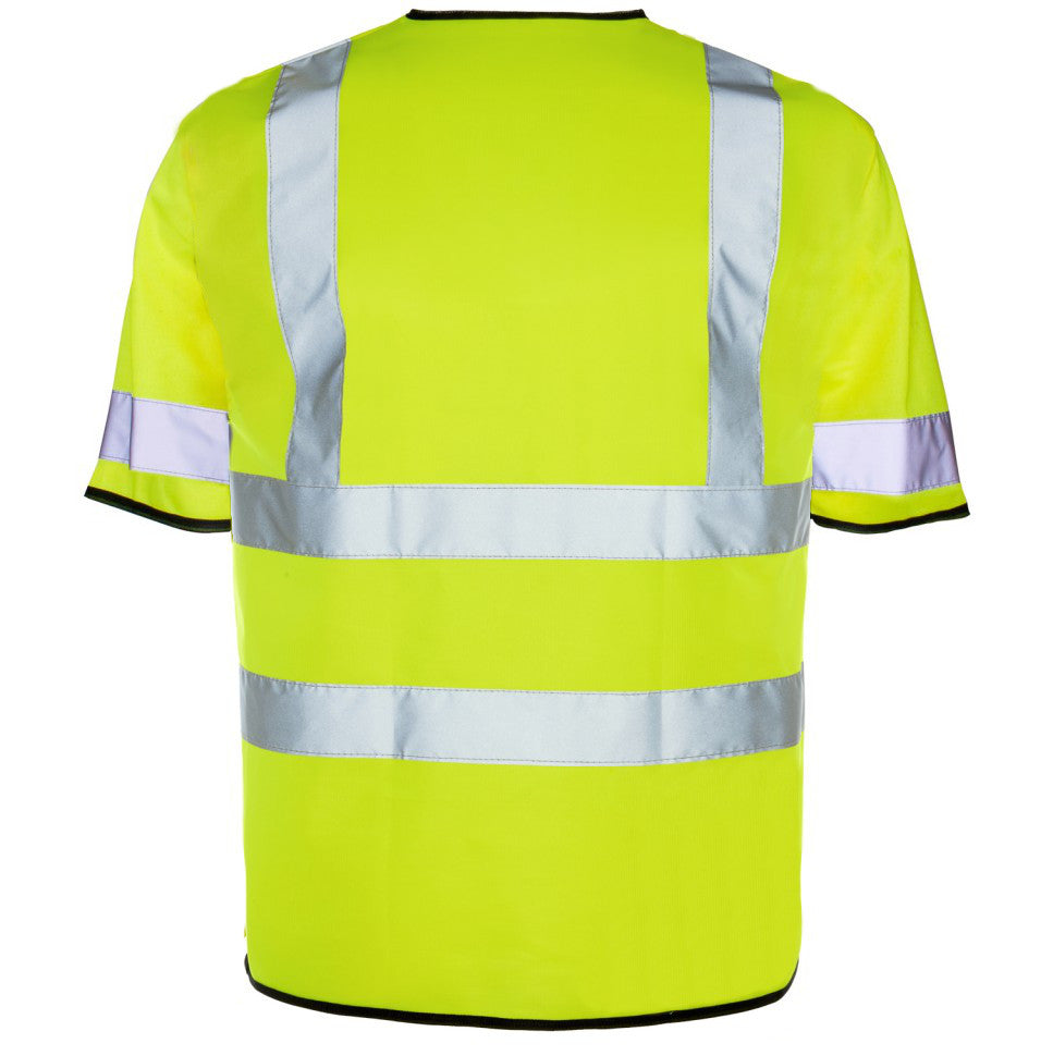 Supertouch 35741 Hi Vis Short Sleeve Safety Yellow Waistcoat