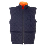 Supertouch 3668 Men Hi Vis Bodywarmer Waterproof Reversible Quilted