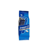 Laser II Disposable Shaving Razors Twin Blade Case of 200