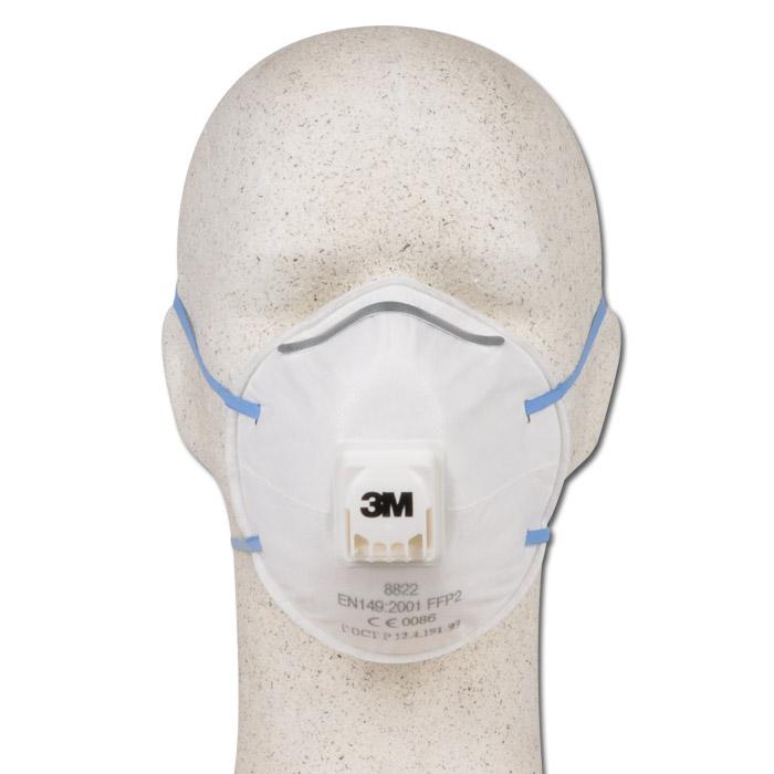 3M 8822 FFP2 Valved Respiratory Mask (10 Pack)
