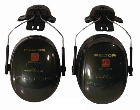 3M H520P3H Peltor Optime 2 Helmet Mounted Ear Muffs SNR-30dB