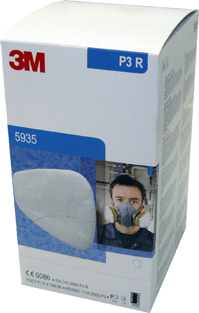 3M 5935 P3 Dust & Mist Filters 1 Pair