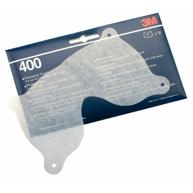 3M 400 Overspray Safety Respirator Guard Pack of 10