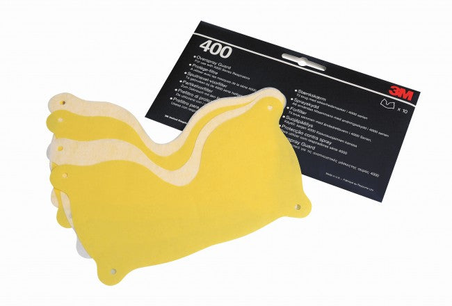 3M 400 Overspray Safety Respirator Guard Pack of 10