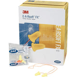 3M E-A-R soft FX Corded Foam Earplugs Disposable ES-01-021 Box of 200 Yellow