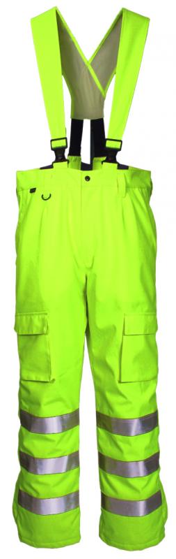 Tranemo 4151 46 Hi Vis Winter Trousers Waterproof Yellow Size L