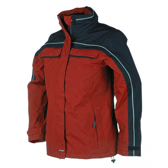 Sioen 452Z Makai Ladies Waterproof Jacket Red/Black, Size - Small