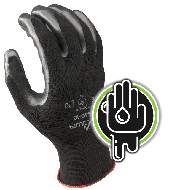 Showa 4540 Nitrile Coated Protective Glove Lite (4.1.2.1)