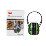 3M Peltor X1A SNR 27dB Ear Defenders Headband Green
