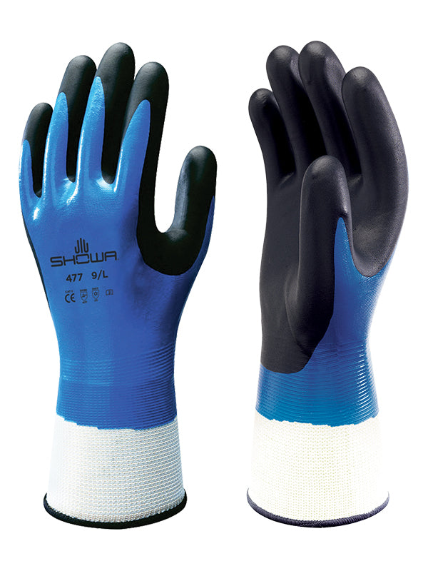 Showa 477 Insulated Dual Layer Nitrile Foam Grip Glove