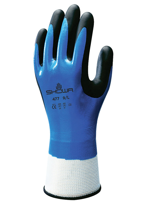 Showa 477 Insulated Dual Layer Nitrile Foam Grip Glove