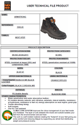 No Risk Armstrong S3 Safety Boot Black 2095