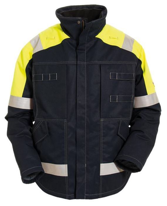 Tranemo Cantex 5100 88 Flame Retardant Winter Jacket Hi Vis Size L