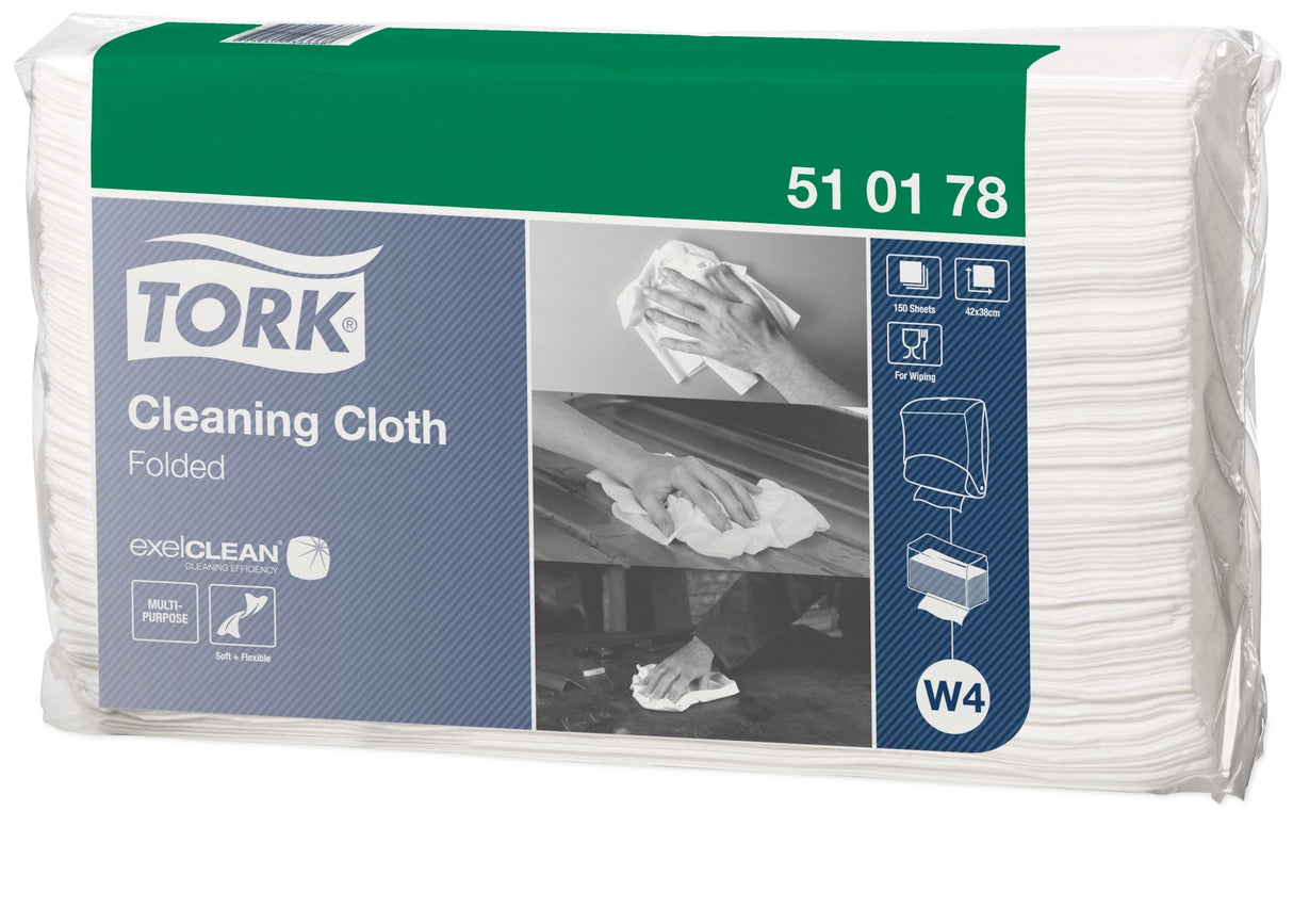 Tork 510178 Cleaning Cloth Folded for W4 System Case of 750