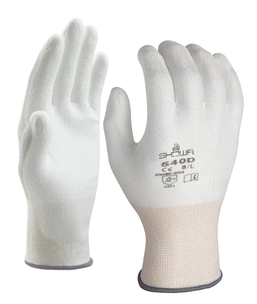 Showa 540D Seamless Cut Resistant Gloves PU Coating Size M